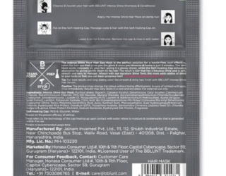 BBLUNT All Hair Unscented Intense Shine Heat Hair Spa Mask – Deep Nourishment & Shine