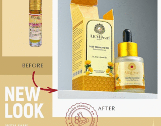 Natural Hair Removal Powder & Post-Waxing Oil Combo with Kusumba Essence