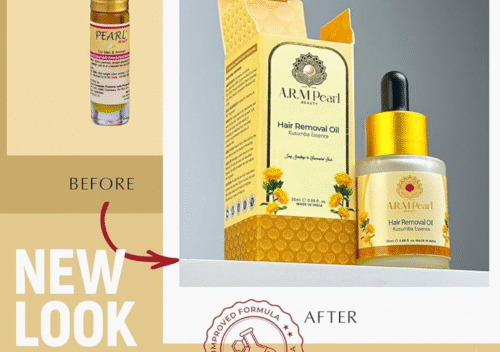 Natural Hair Removal Powder & Post-Waxing Oil Combo with Kusumba Essence