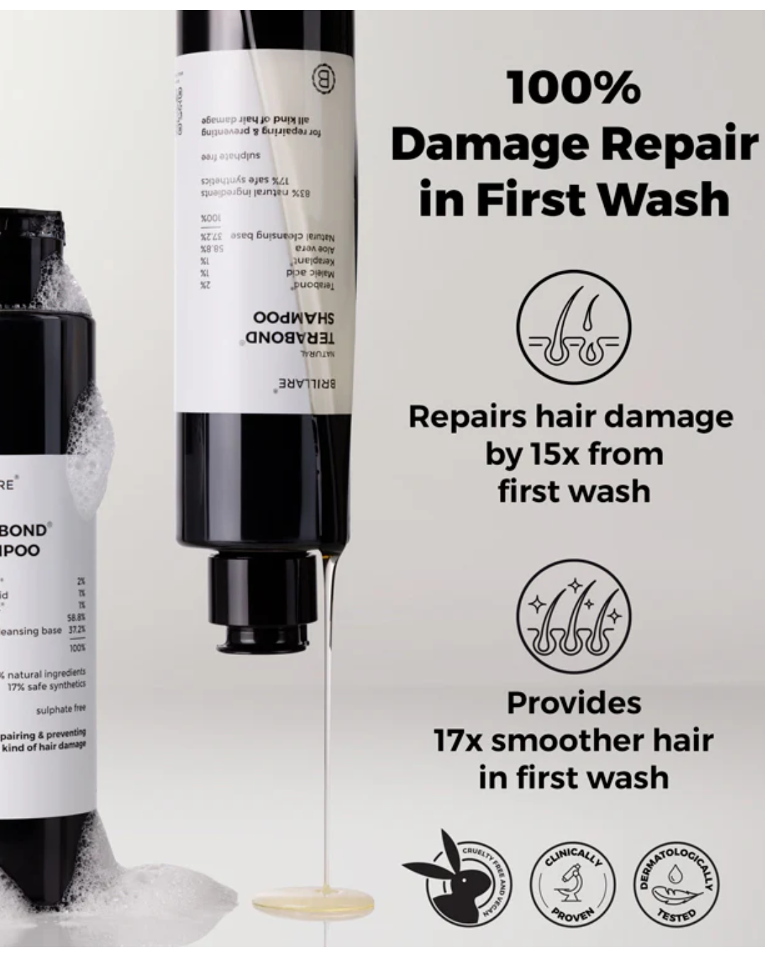 You are currently viewing Brillare Mini Terabond Shampoo For Smooth, Manageable Hair (12 ML)