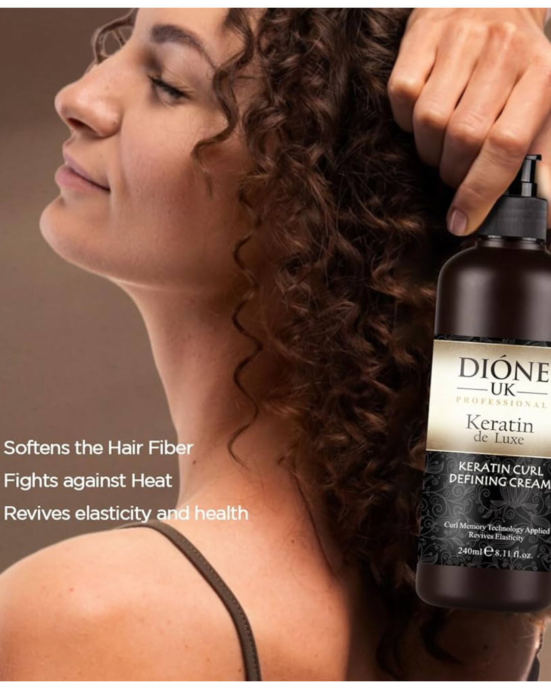 You are currently viewing DIONE UK Curl Care Curly Hair Cream 240ml – Define & Nourish Curls