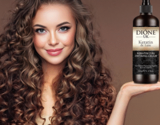 DIONE UK Curl Care Curly Hair Cream 240 ml – Define, Nourish & Control Curls Naturally