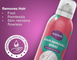 Evereve Hair Removal Spray for Women 200g – Painless Body Hair Removal