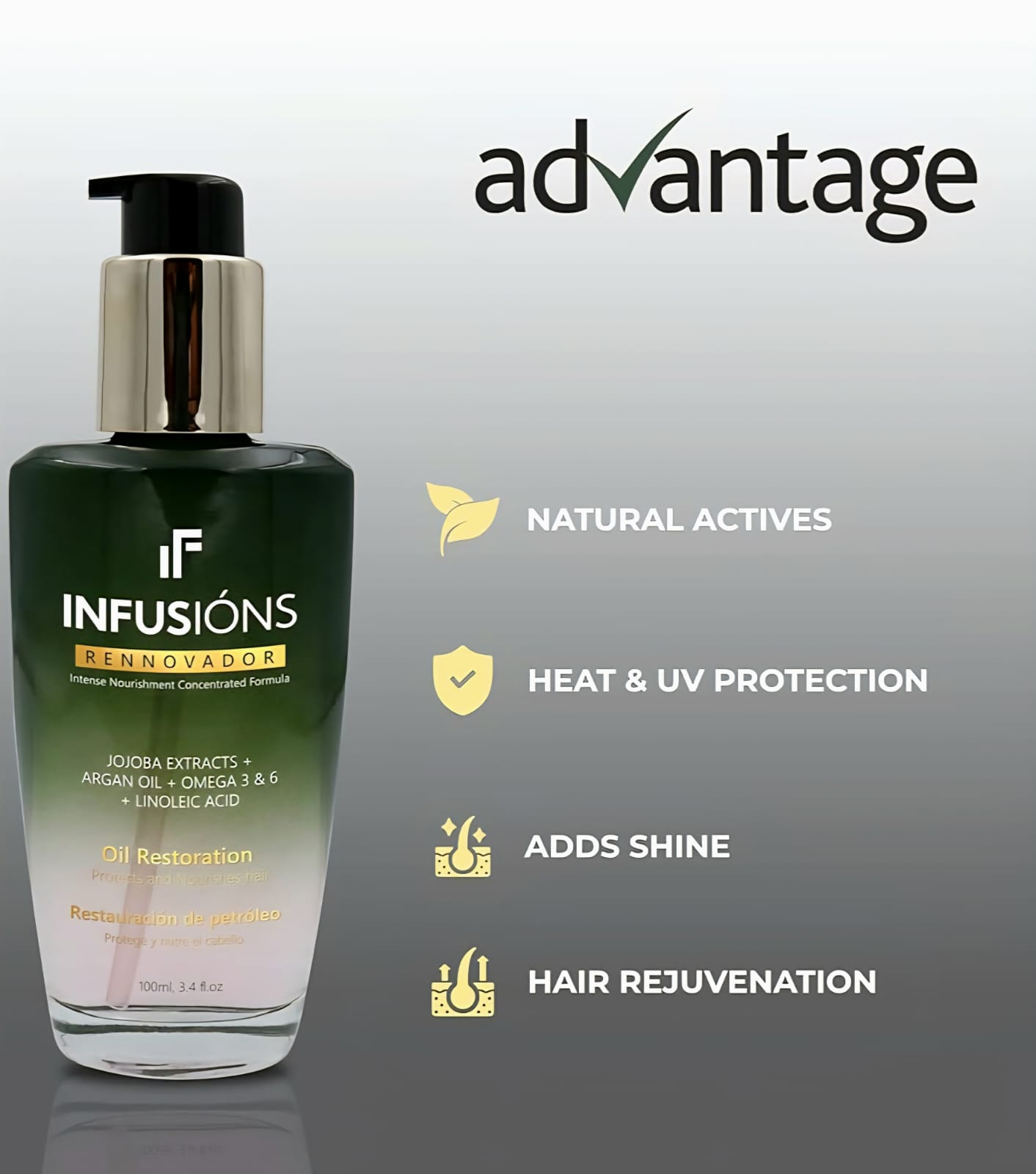 You are currently viewing INFUSIONS RENNOVADOR Hair Oil – Intensive Revitalization for Stronger, Shinier Hair