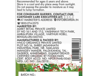 Kapiva Hair Rituals Organic Henna Powder 100g – Natural Hair Color & Care