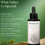 HerbAush Aloe Shine Sheen Hair Serum – Radiant Gloss and Deep Nourishment Naturally