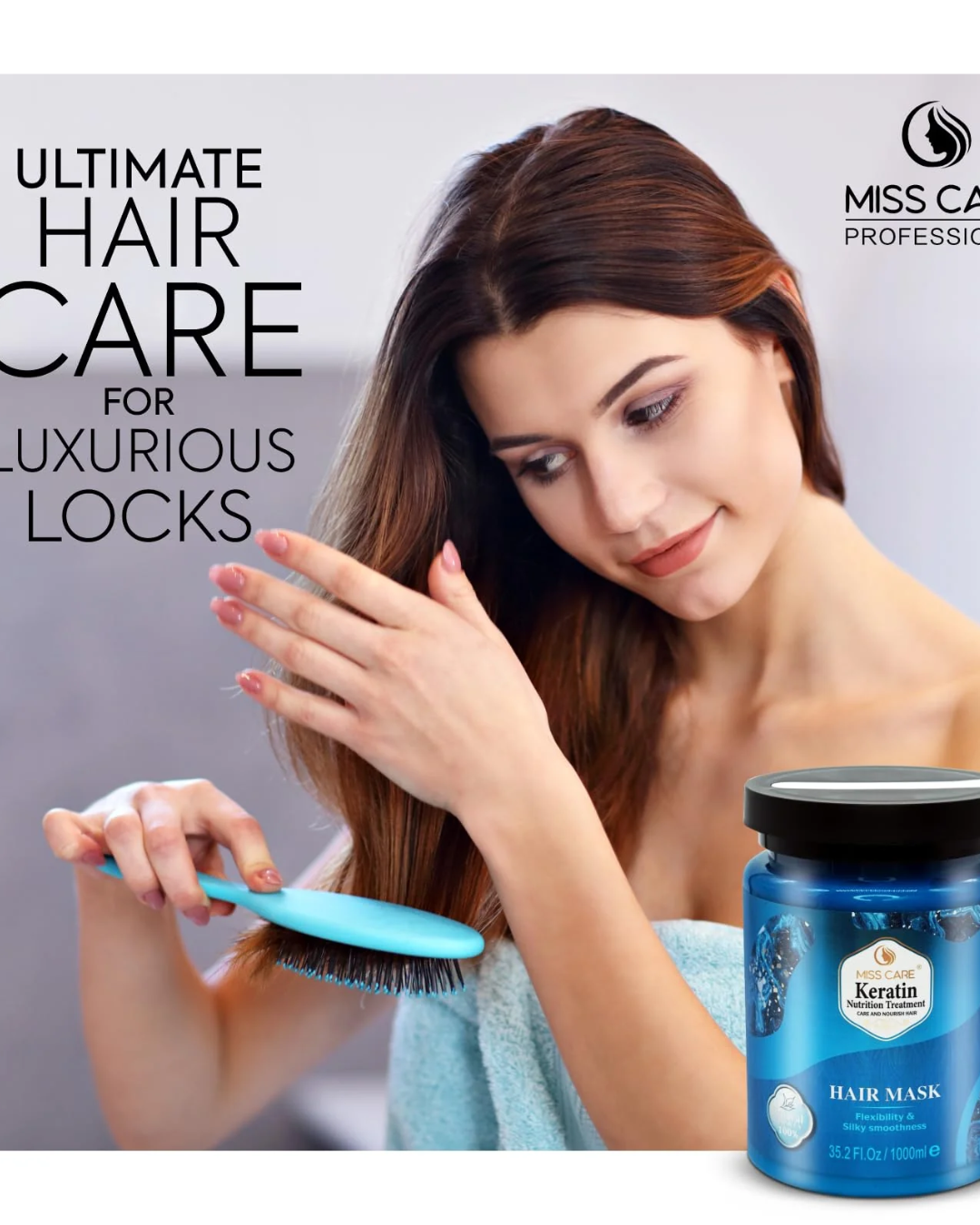 You are currently viewing Miss Care Keratin Nutrition Treatment Hair Mask – Deep Repair & Smoothness for Damaged Hair