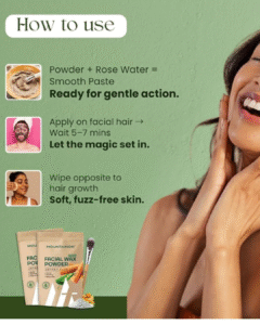 Read more about the article MOUNTAINOR Face Wax Powder with Ubtan & Aloe Vera – Full Body Painless Herbal Hair Remover