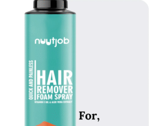 Nuutjob Hair Remover Foam Spray – Instant, Painless Hair Removal for Men