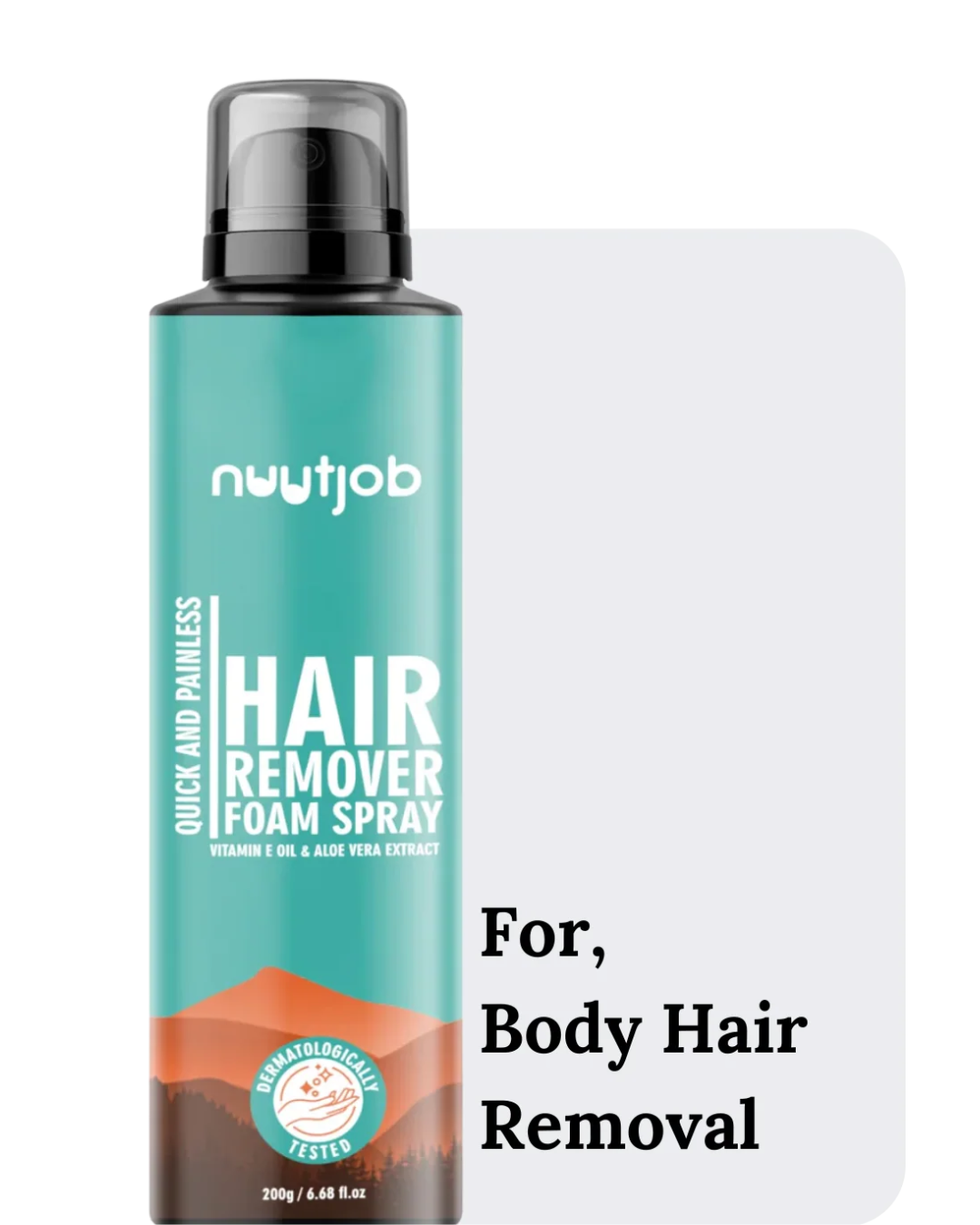 You are currently viewing Nuutjob Hair Remover Foam Spray – Instant, Painless Hair Removal for Men