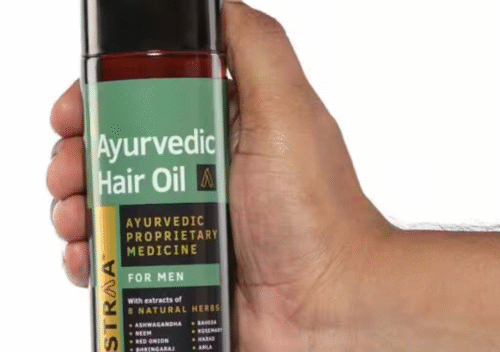 Ustraa Ayurvedic Hair Oil – Herbal Power for Stronger, Thicker Hair