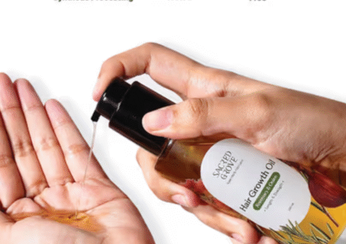 Sacred Grove Rosemary & Onion Oil – Herbal Fusion for Stronger Hair and Healthier Scalp