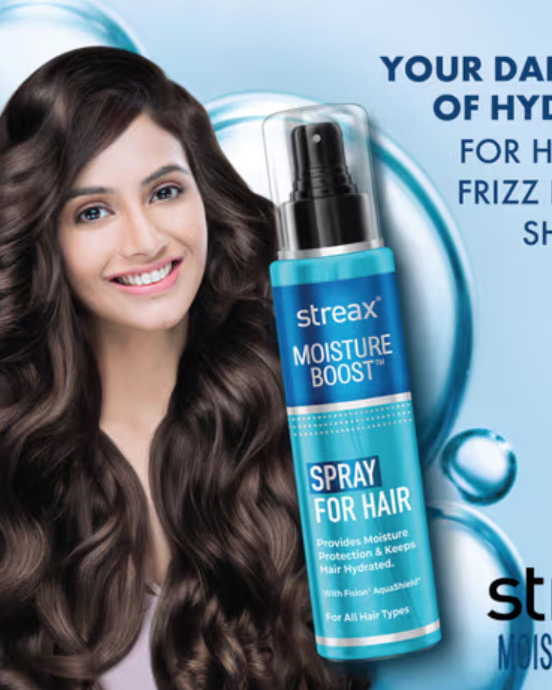 You are currently viewing Streax Moisture Boost Spray Hair Serum – Instant Shine & Hydration for Hair