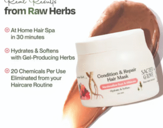 Sacred Grove Conditioning Hair Mask for Dry Frizzy Hair