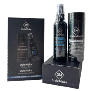 Read more about the article StyleMake Thickener Hair Fiber Black 28g + Fibre Lock Spray 100ml