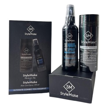 You are currently viewing StyleMake Thickener Hair Fiber Black 28g + Fibre Lock Spray 100ml