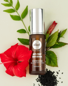 Read more about the article Vilvah Store Anti Frizz Hair Serum – Smooth, Shiny & Frizz-Free Hair
