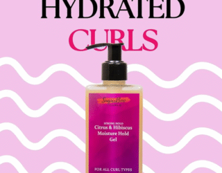 SugarBoo Curls Styling Duo – Leave-In Conditioner & Citrus & Hibiscus Moisture Hold Gel for Perfect Curls