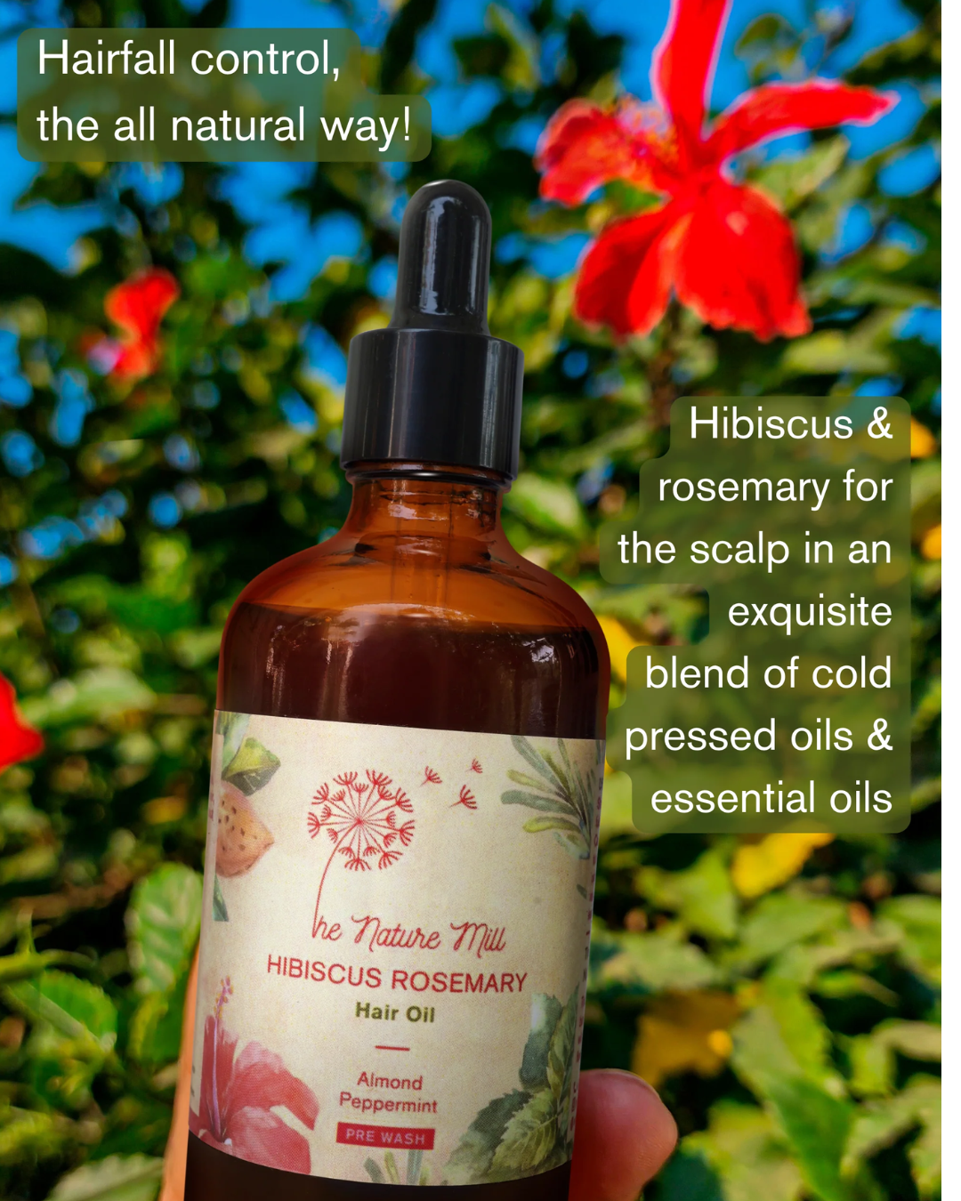 You are currently viewing The Nature Mill Hibiscus Rosemary Hair Oil – Natural Strength for Healthy Hair