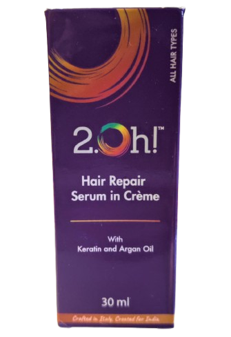 2.Oh! Italian Hair Repair Serum In Crème Review | For Dry, Frizzy Hair with Keratin & Argan Oil