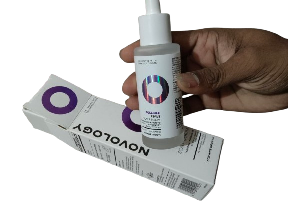 Novology Follicle Revive Scalp Serum (50ml) Review – Hair Growth with 4% Dynagen, Zinc & Niacinimide Novology Hair Serum